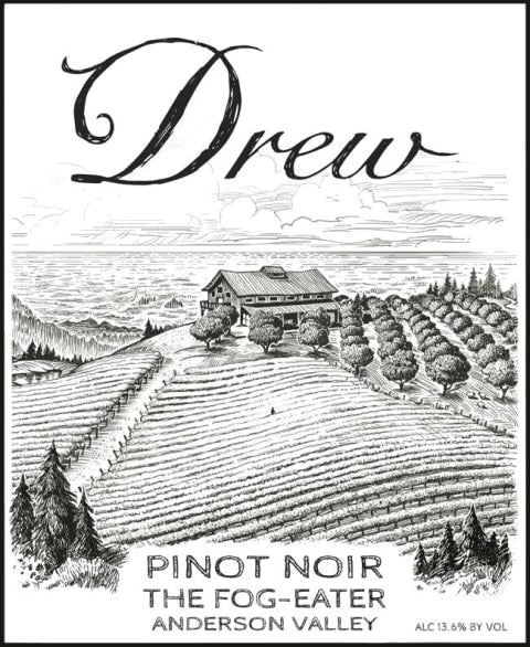 2017 Drew Pinot Noir Fog Eater with Big Scores