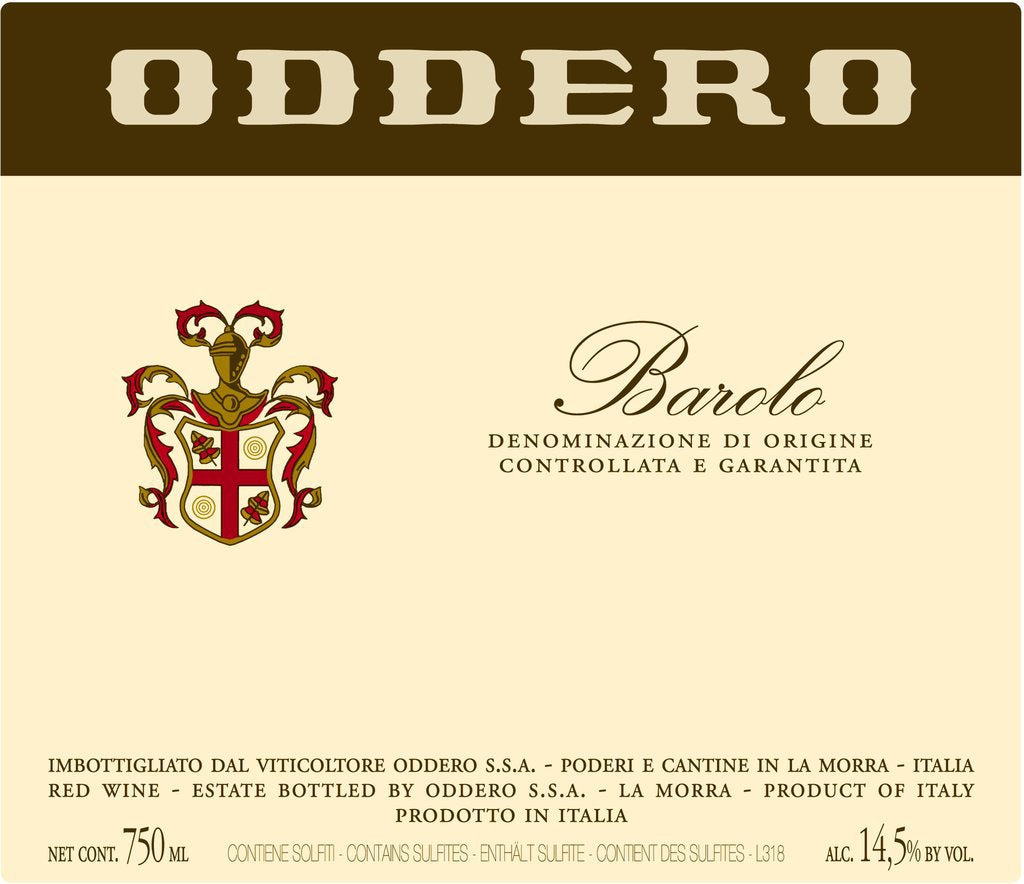 2013 Barolo from Oddero plus Library Vintages