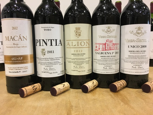 New Vintages of Spanish Gems from Vega Sicilia: Macan, Alion and Pintia