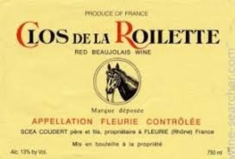 New Vintages from Clos de la Roilette: Fleurie at it's Finest!