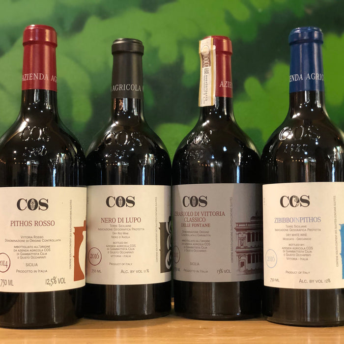 New Vintages of COS Whites from Sicily