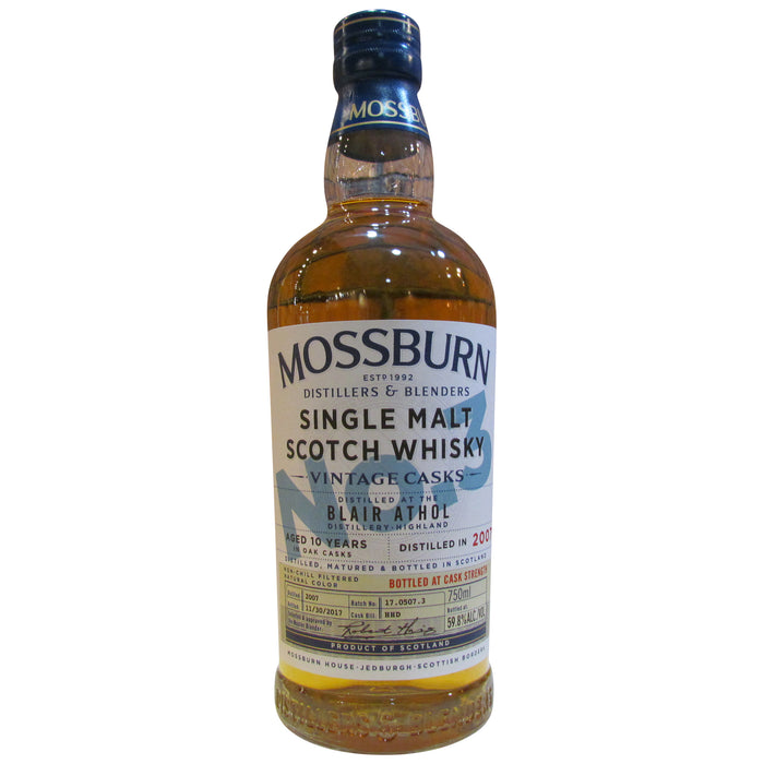 Mossburn Single Malt Scotch Whisky Cask Strength Blair Athol
