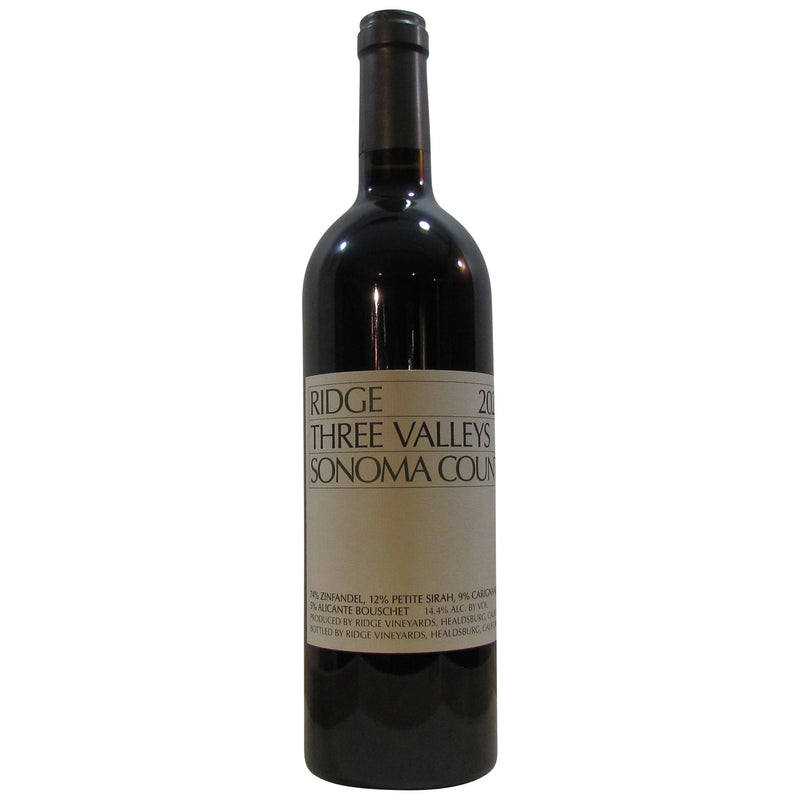 2021 Ridge Vineyards 'Three Valleys' Red