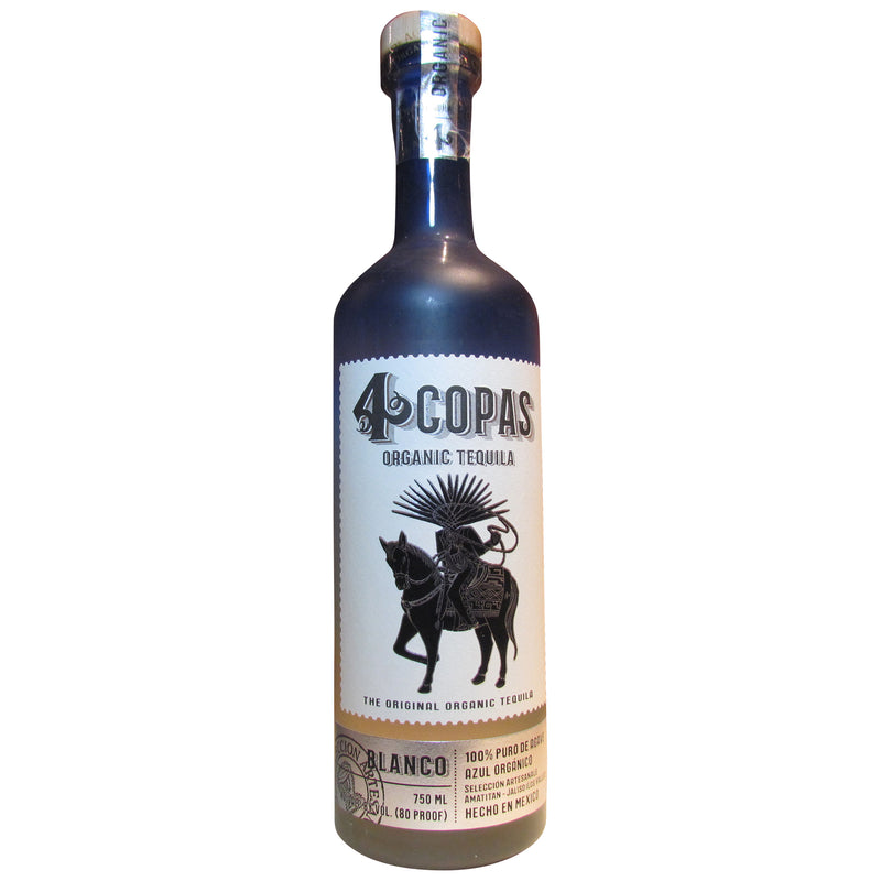 NV 4 Copa 4 Copas Organic Tequila Blanco