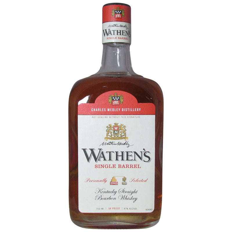 Charles Medley  Wathen's Single Barrel  Straight Bourbon Whiskey