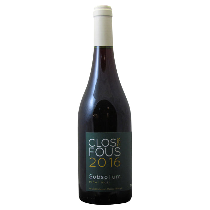 2018  Clos des Fous Subsolum Pinot Noir