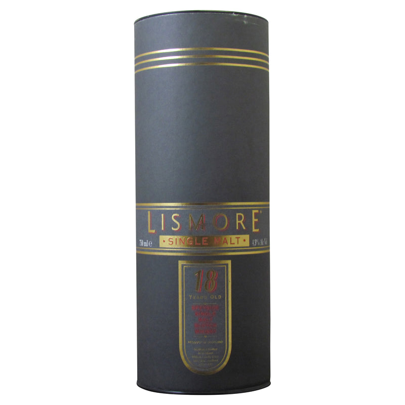 Lismore 18 Year Single Malt Scotch