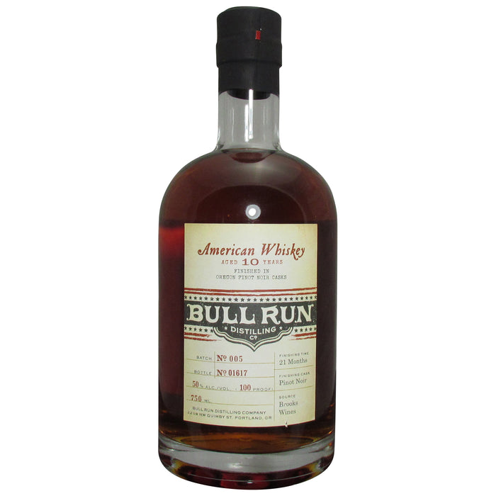 Bull Run Distilling Company Pinot Noir Finished American Whiskey 100 Proof