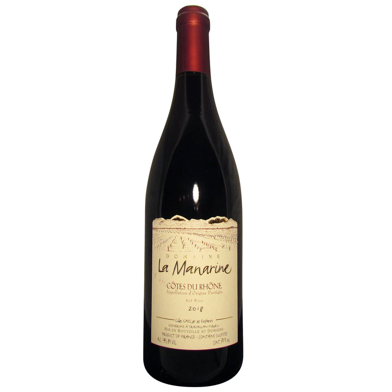 2019 Domaine Manarine Cotes du Rhone Rouge