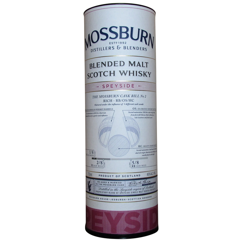 Mossburn Distillers & Blenders Blended Malt Scotch Whisky Speyside