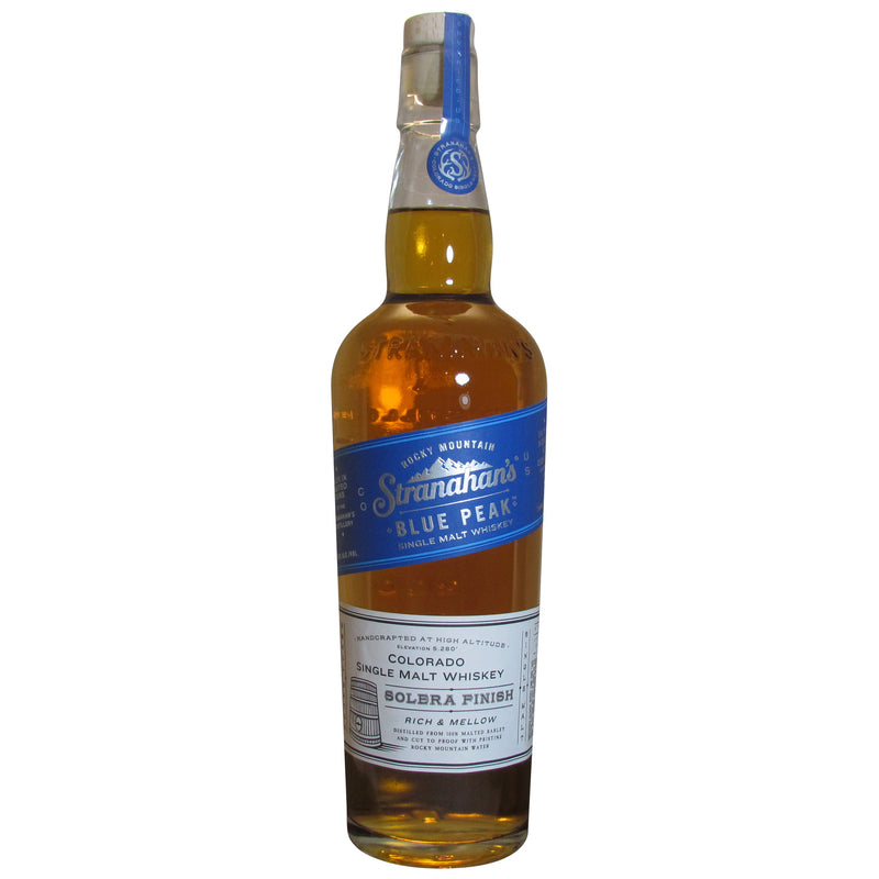 Stranahan's Rocky Mountain Blue Peak Colorado Single Malt Straight Whiskey