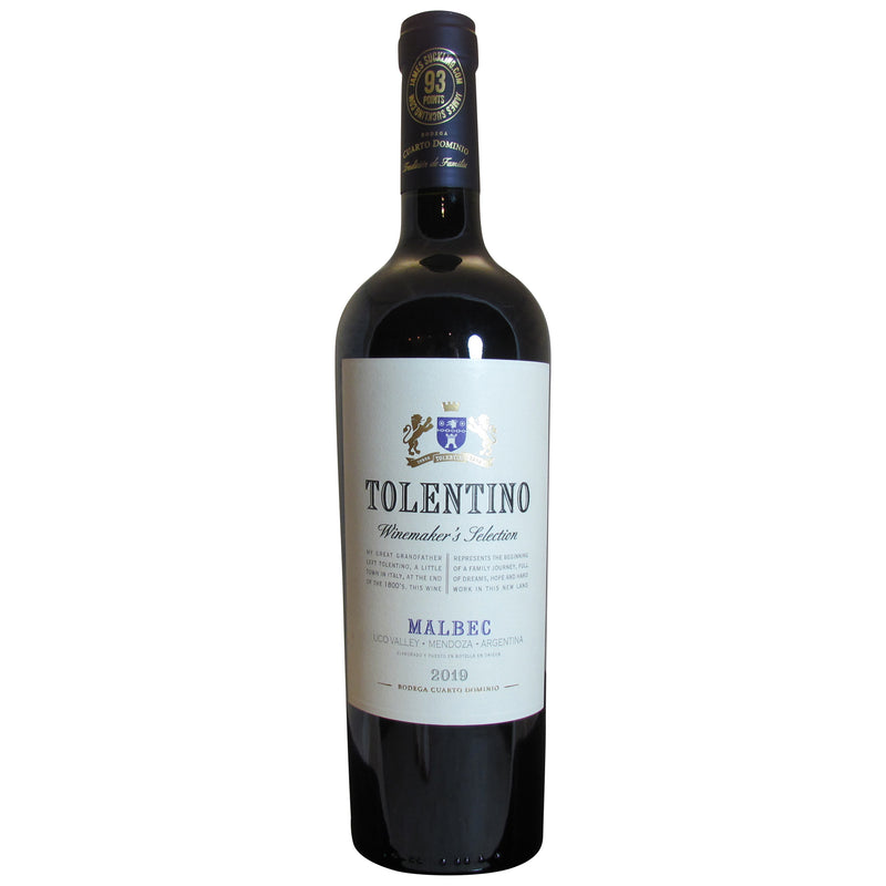 2021 Bodega Cuarto Dominio Tolentino Malbec Mendoza