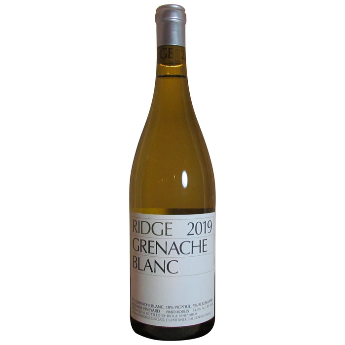 2019 Ridge Vineyards Grenache Blanc Adelaida Vineyard Paso Robles