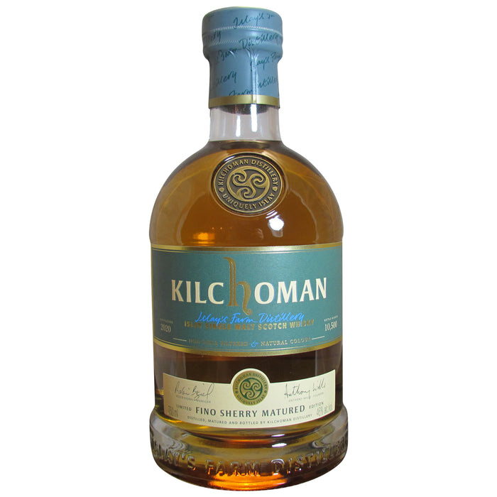 Kilchoman Distillery Islay's Farm Distillery Fino Sherry Matured Islay Single Malt Scotch Whisky Limited Edition