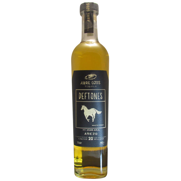 Abre Ojos Tequila 2 Years Old Añejo Tequila DEFTONES "White Pony 20th Anniversary Limited Release