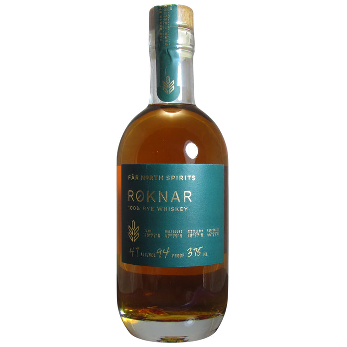 (375ml) Far North Spirits Roknar 100% Rye Whiskey