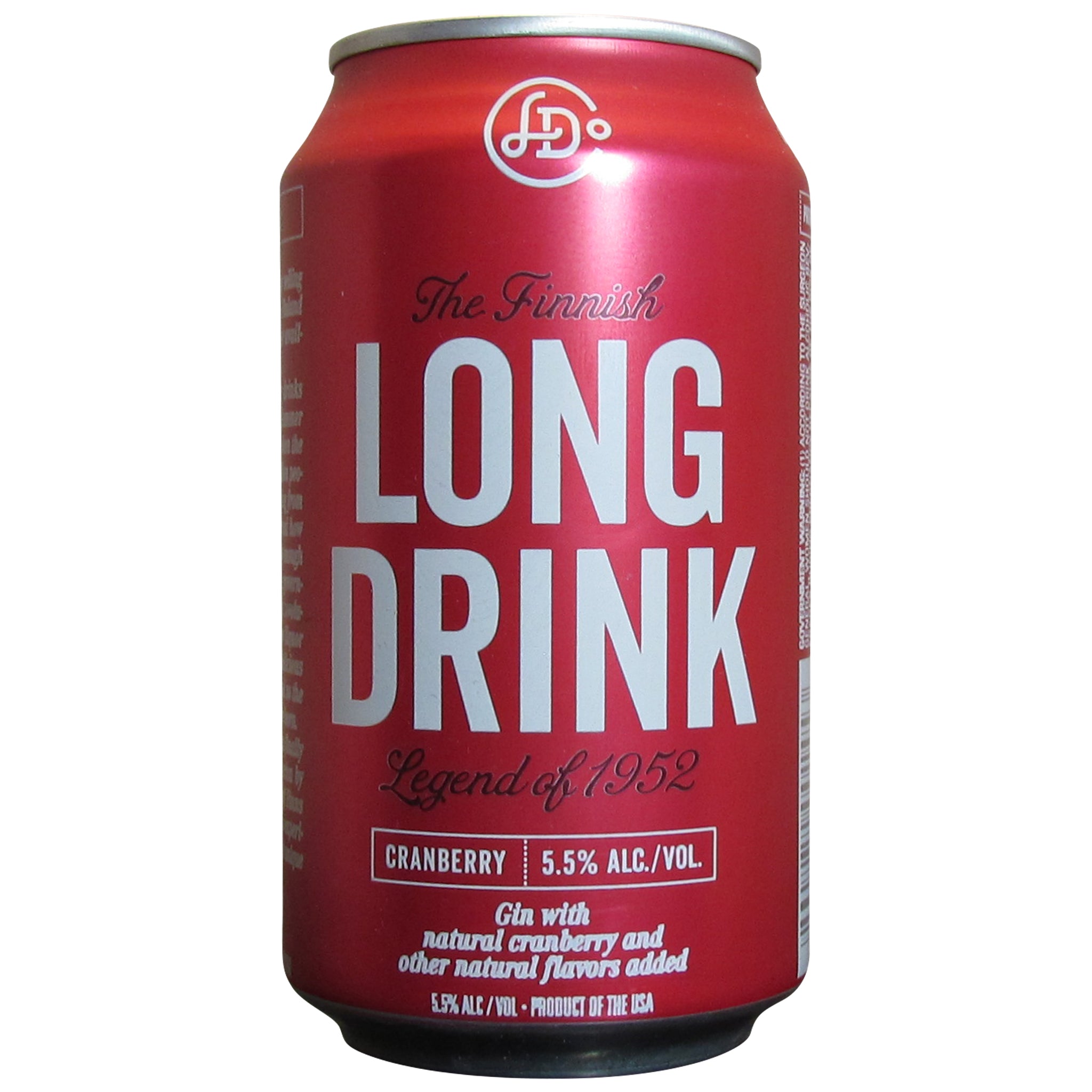 Long Drink Cranberry 12oz can — Some Good Wine