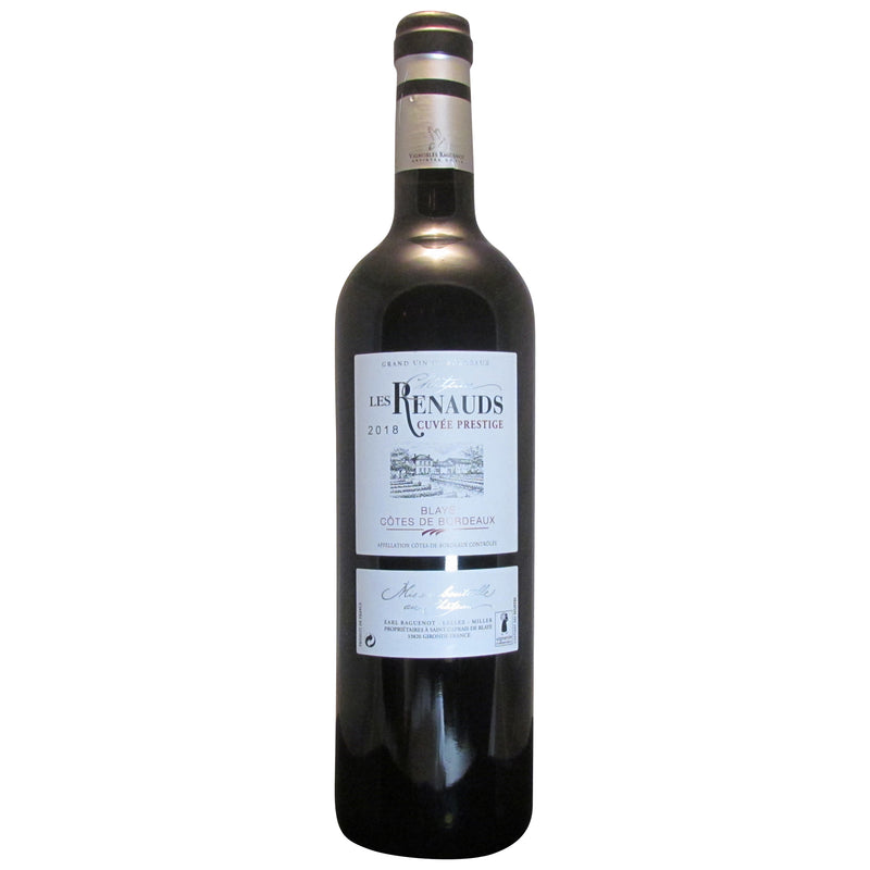 2016 Chateau Les Renauds “Cuvee Prestige” Blaye
